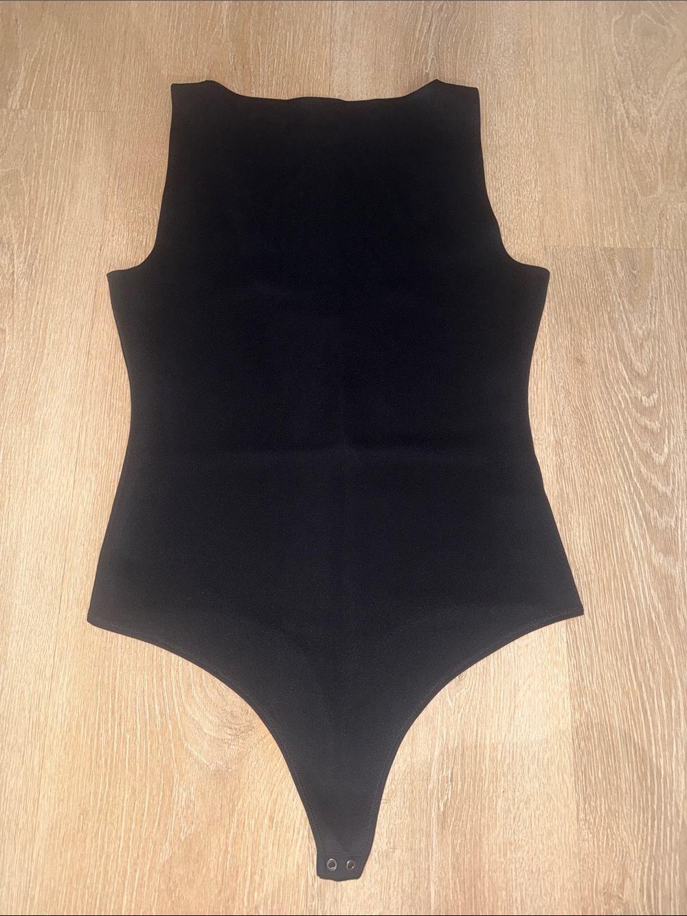 Abercrombie & Fitch Black Sleeveless One-Piece Bodysuit
